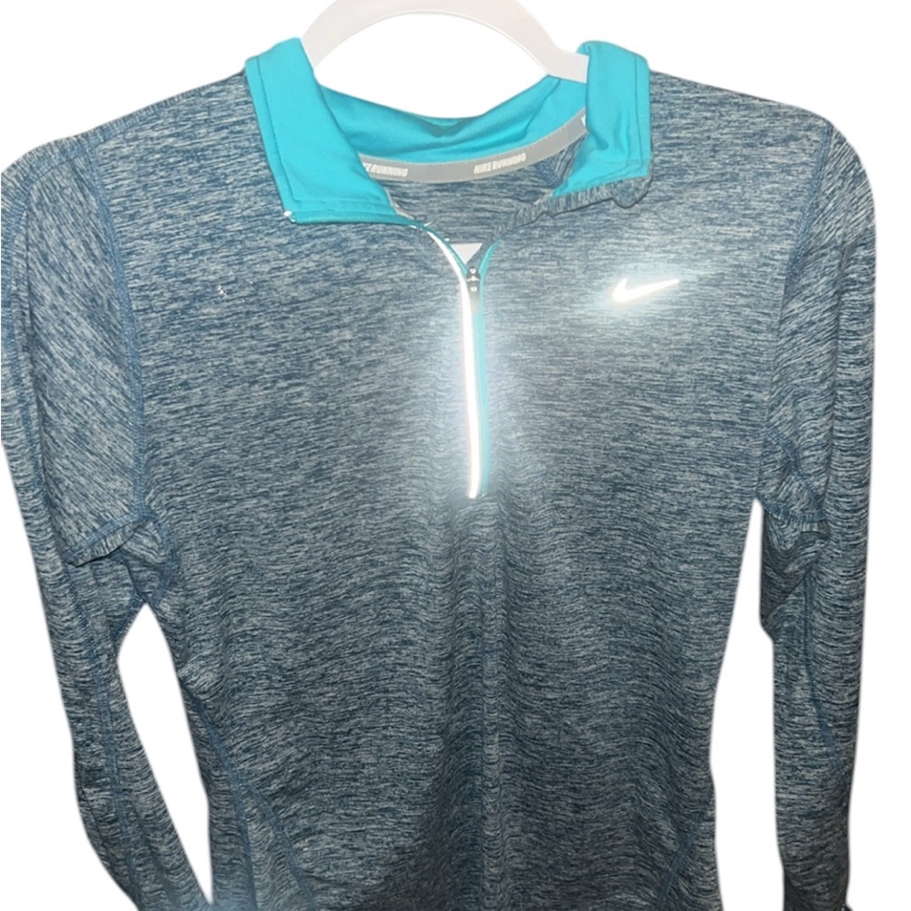 Nike Heathered Blue and Teal Pullover